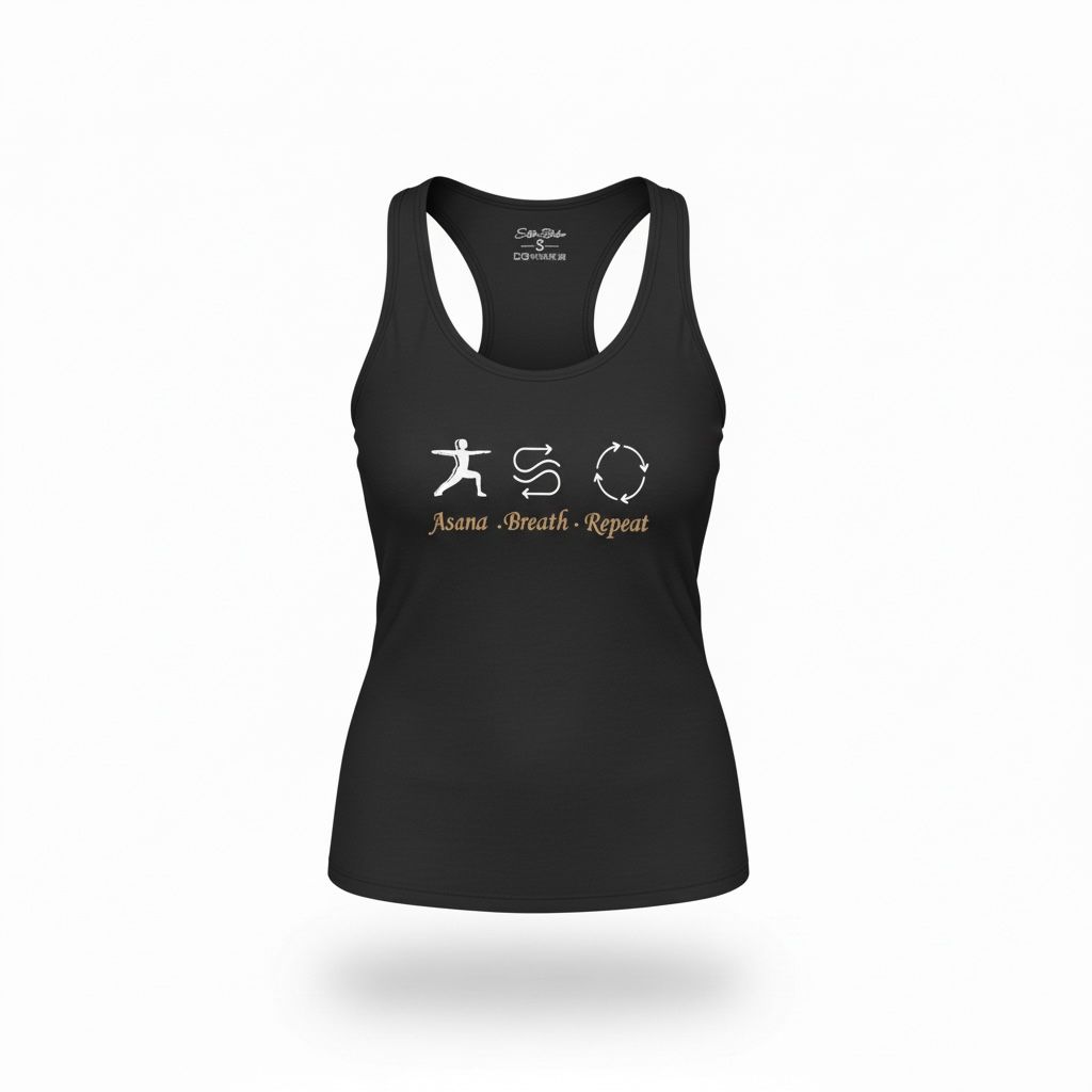 Asana, Breath, Repeat Tank Top